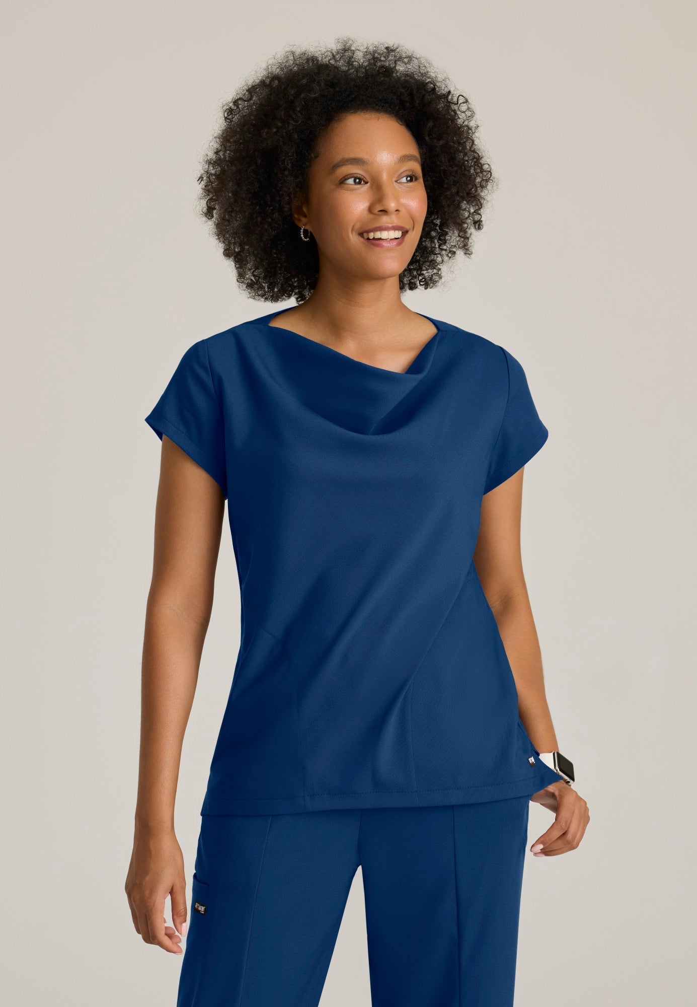 Marisol Top - Indigo - Jen's Scrubs