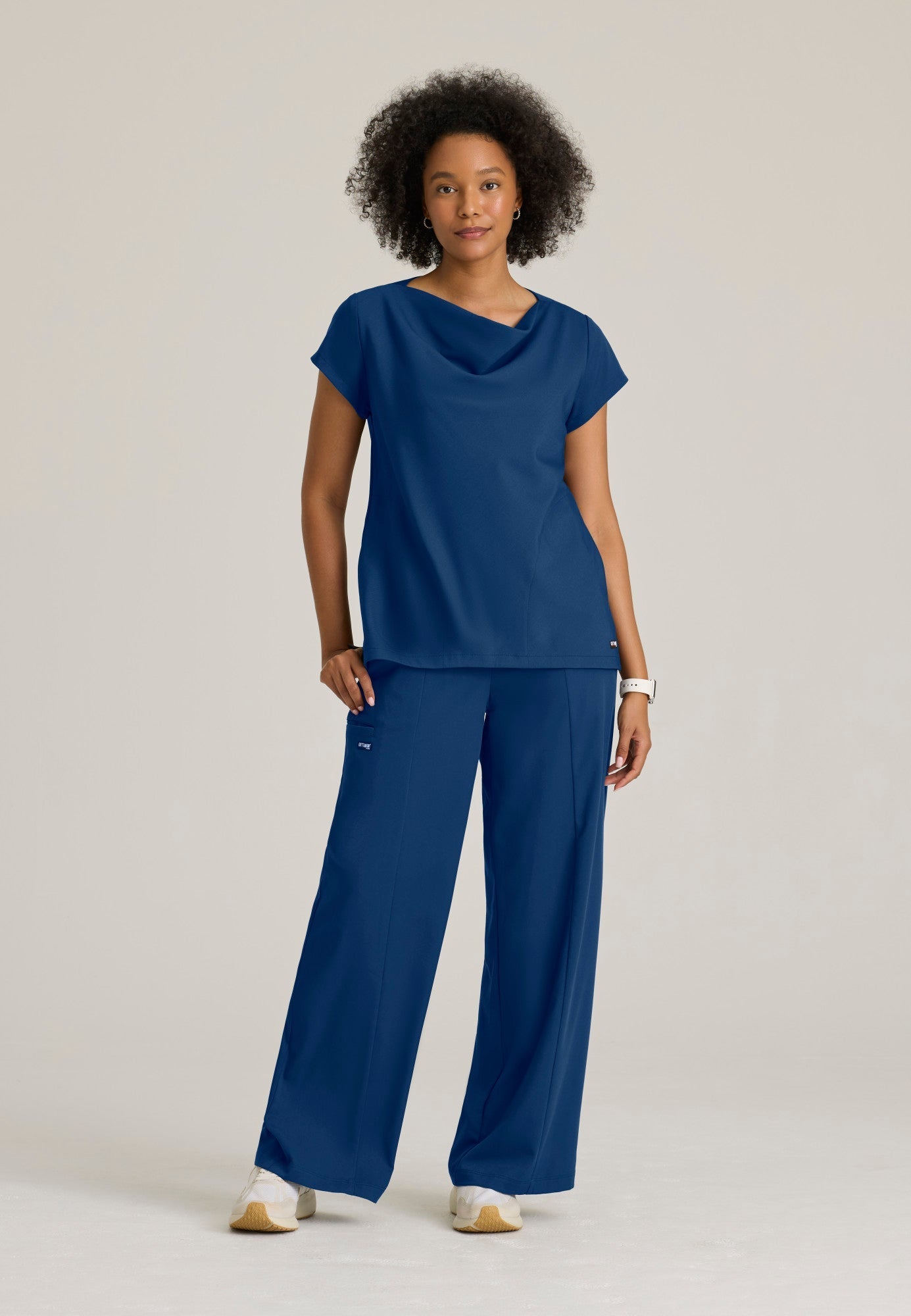 Marisol Top - Indigo - Jen's Scrubs