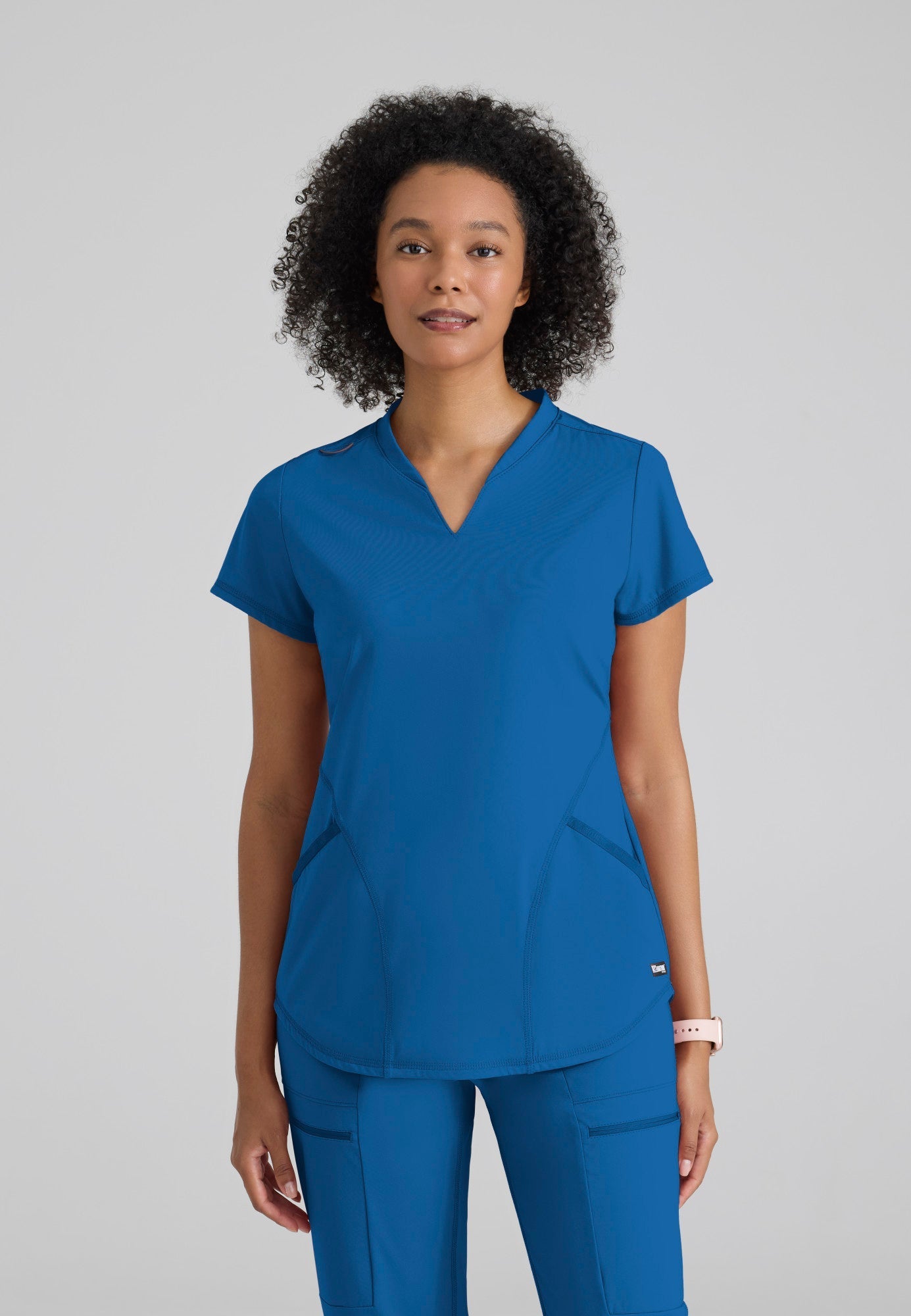 Define Knit Top - New Royal - Jen's Scrubs