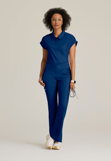 Renew Knit Top - Indigo - Jen's Scrubs