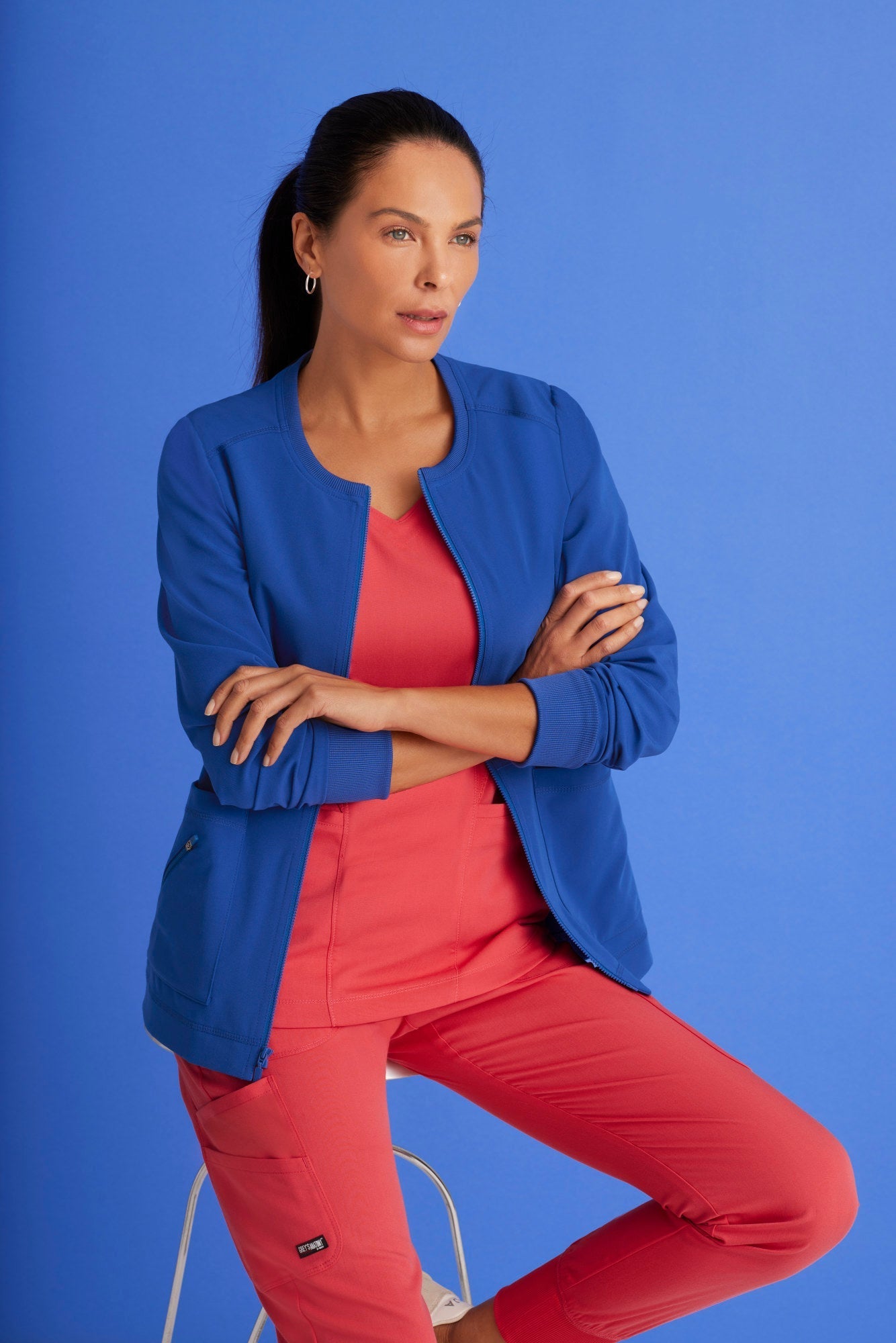 Millie Jacket - Galaxy - Jen's Scrubs