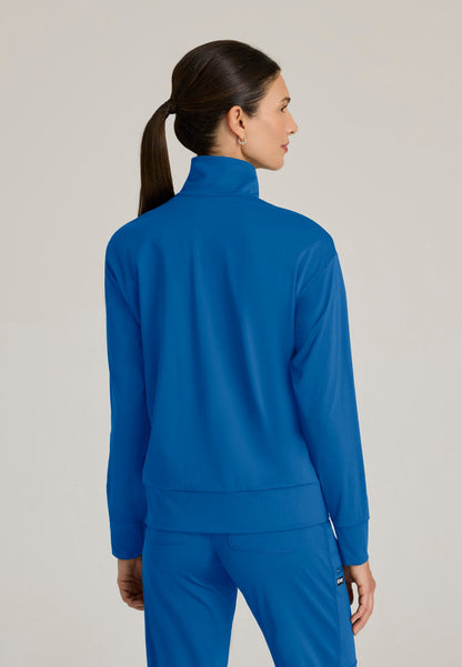 Ease Warm-Up Jacket - New Royal - Jen's Scrubs