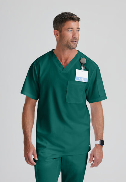 Evan Top - Hunter Green - Jen's Scrubs