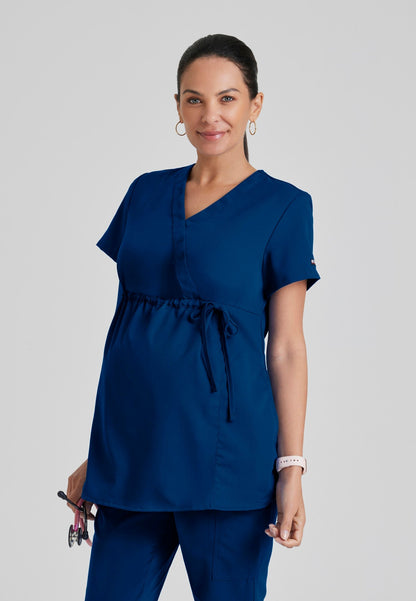 Lilah Top - Indigo - Jen's Scrubs