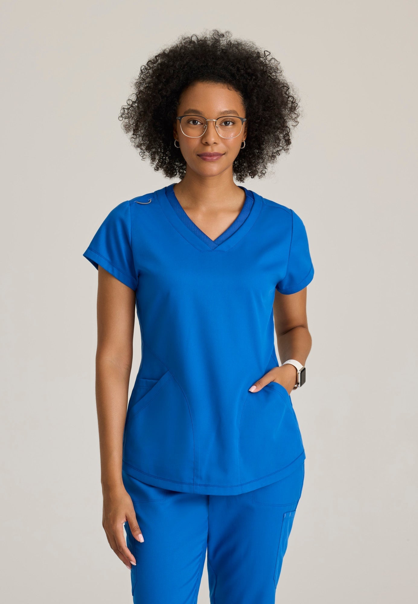 Evelyn Top - New Royal - Jen's Scrubs