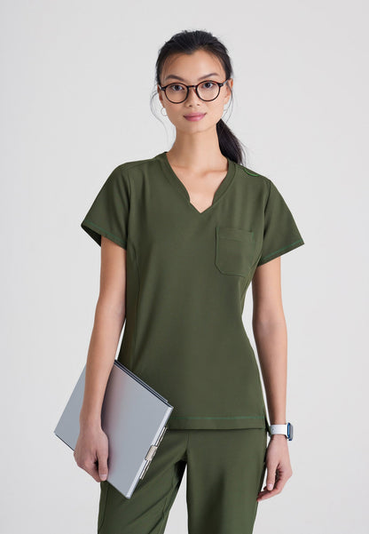 Sway Tuck-In Top - Fern - Jen's Scrubs