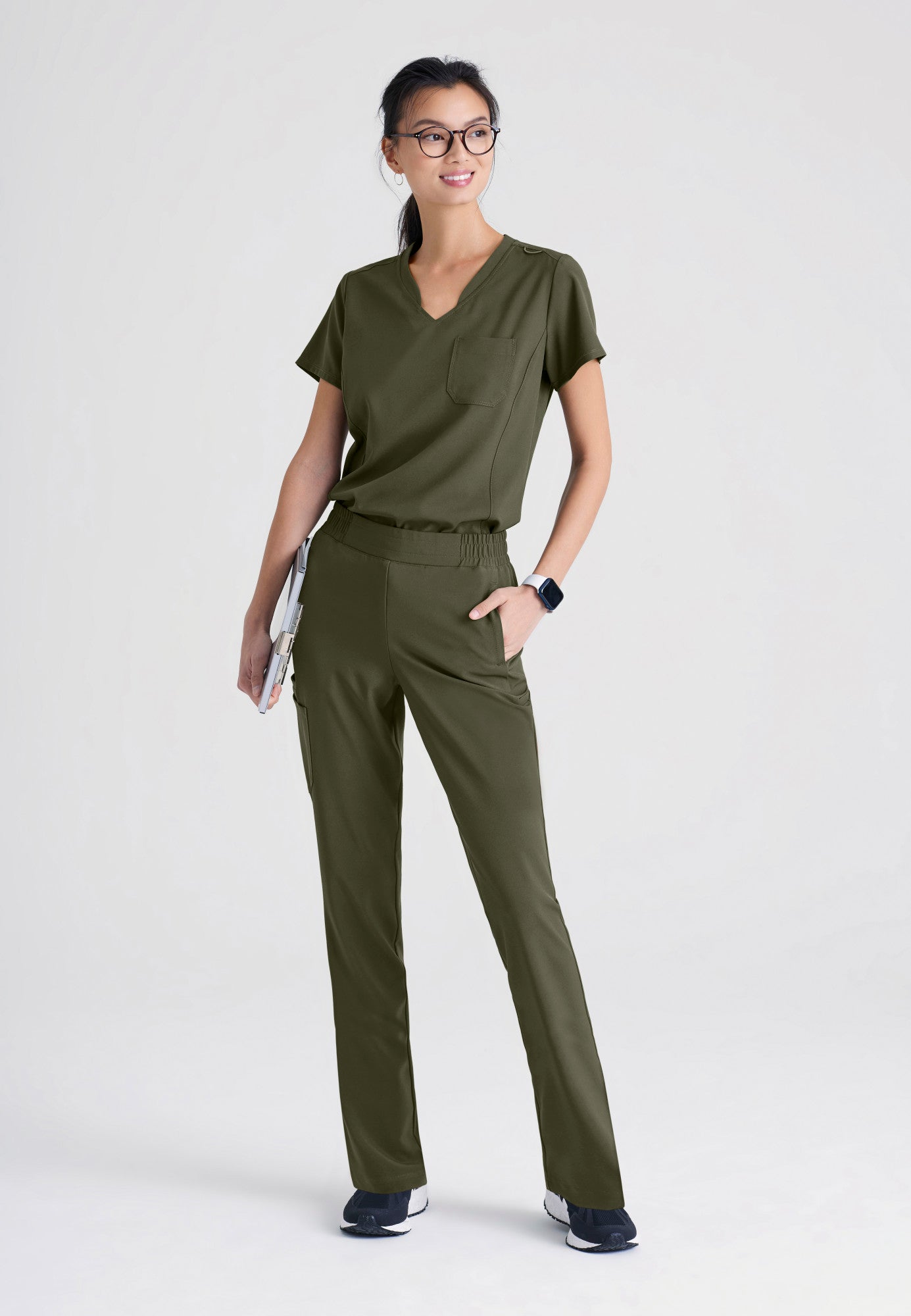 Sway Tuck-In Top - Fern - Jen's Scrubs