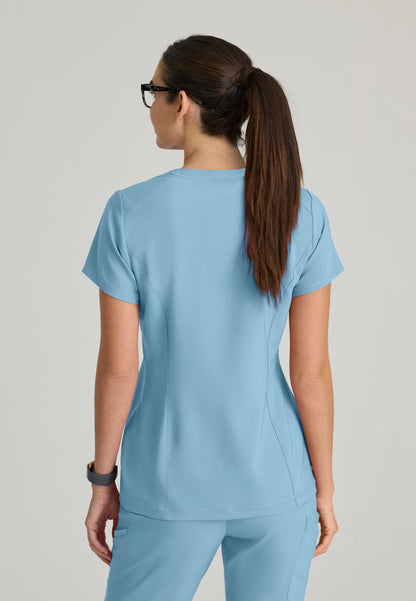 Sway Tuck-In Top - Ocean Mist - Jen's Scrubs