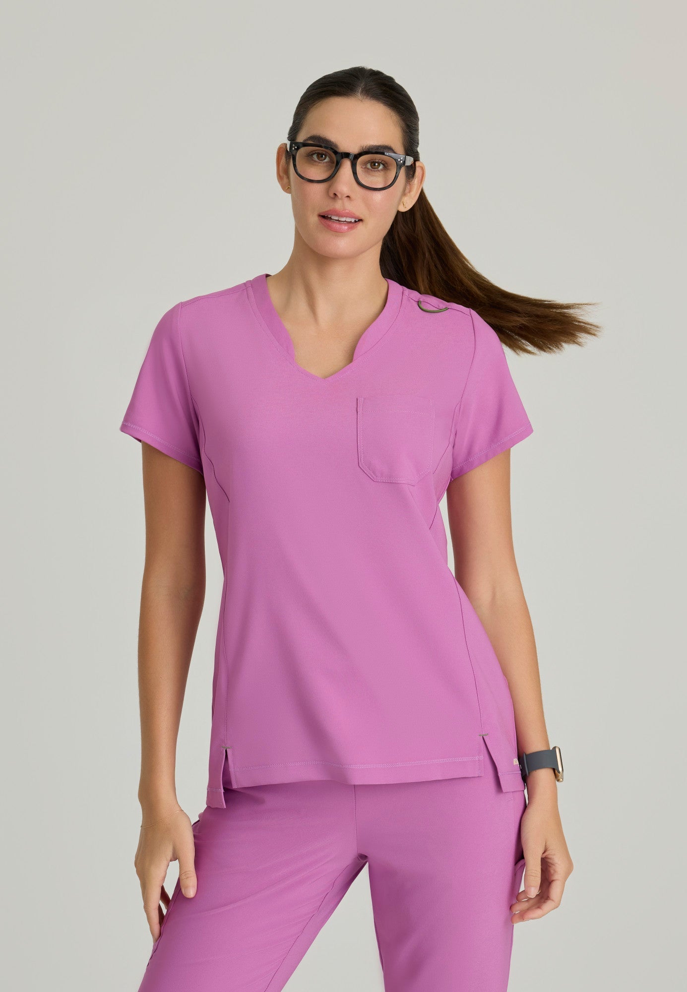 Sway Tuck-In Top - Twilight Mauve - Jen's Scrubs