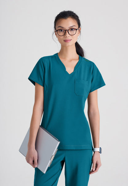 Sway Tuck-In Top - Bahama - Jen's Scrubs