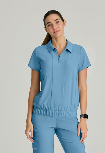 Perseverance Top - Ocean Mist - Jen's Scrubs