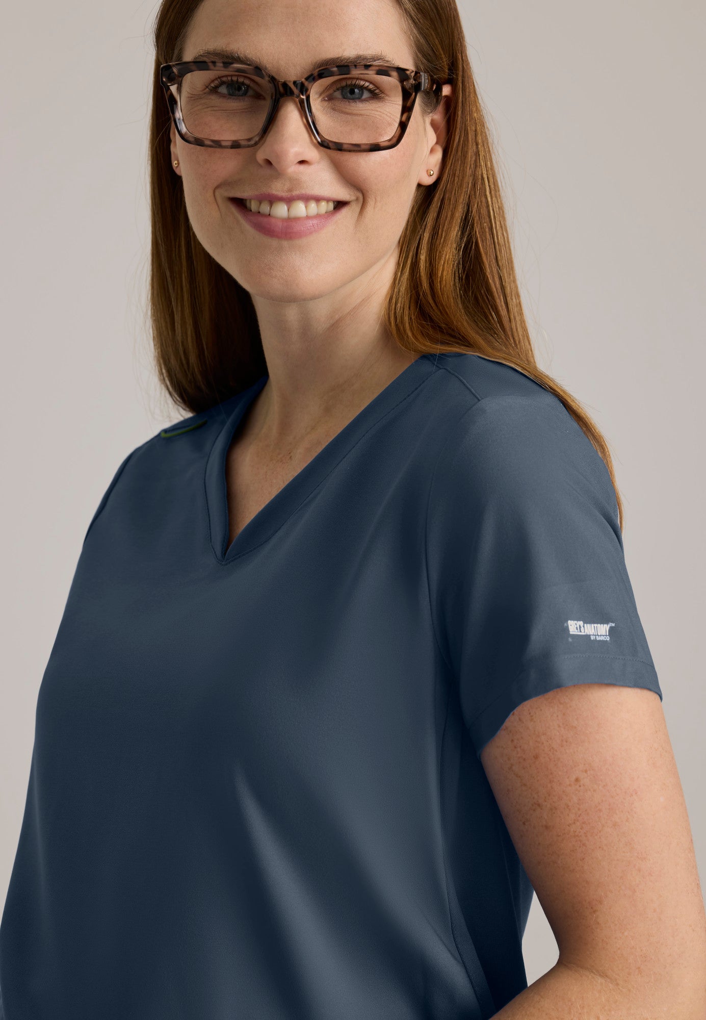 Promise Maternity Top - Steel - Jen's Scrubs