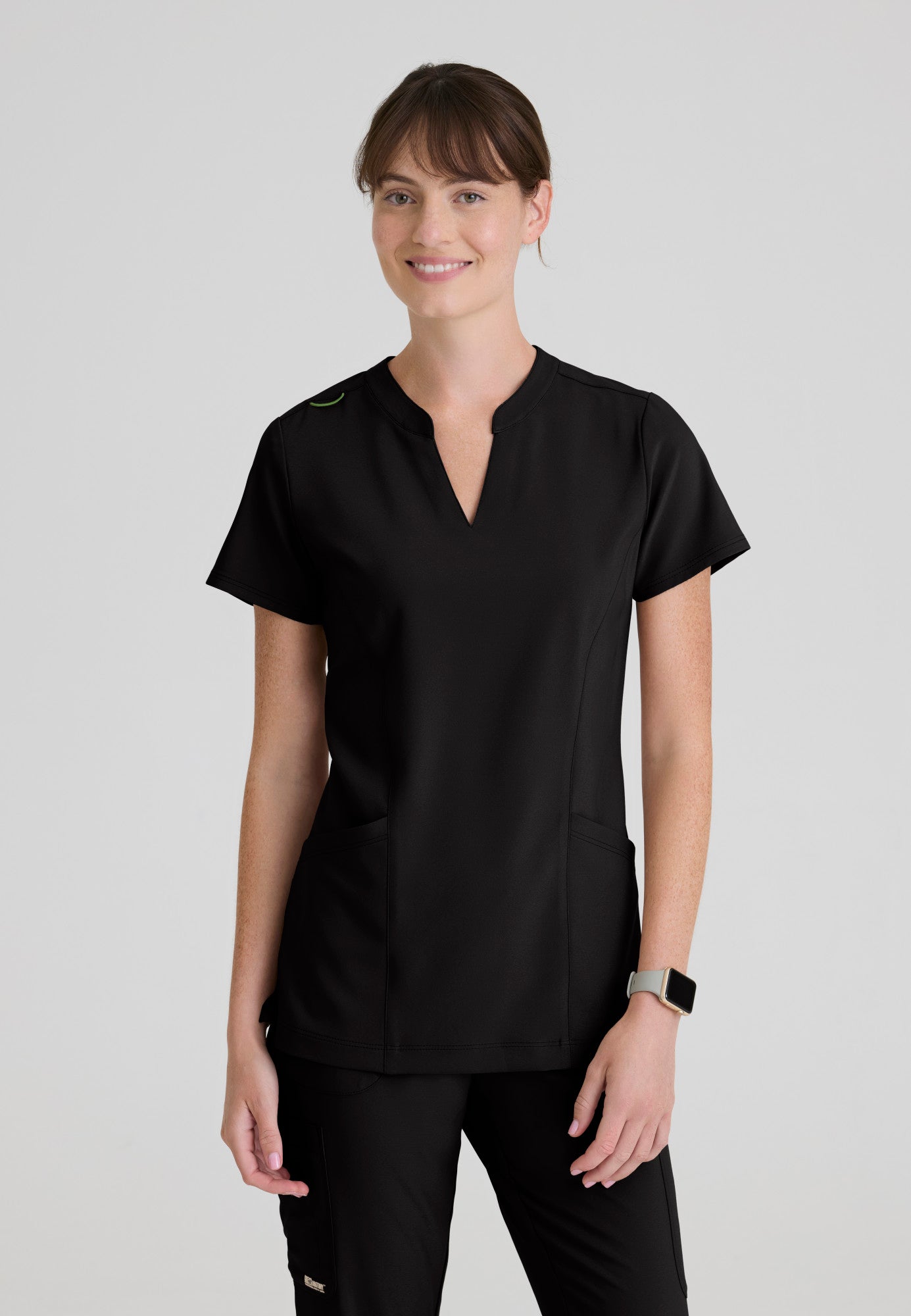 Sky Top - Black - Grey's Anatomy Scrubs