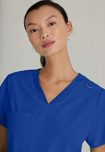 Bree Tuck-in Top - Galaxy - Jen's Scrubs