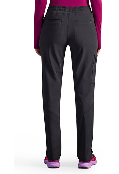 Women's Veronica Drawstring Straight Leg Pant - DBLACK