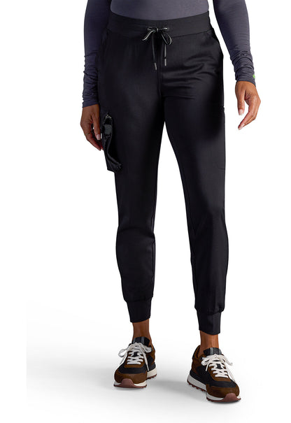 Women's Vanessa Mid Rise Jogger - DBLACK