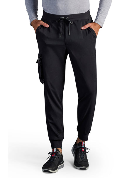 Men's Vernon Men's Mid Rise Jogger - DBLACK