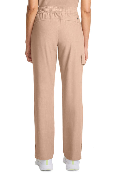 Women's Mid Rise Drawstring Straight Leg - Desert Taupe