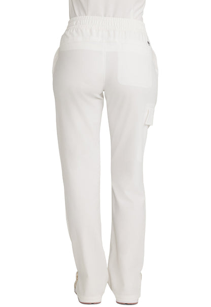 Women's Mid Rise Drawstring Straight Leg - White Gardenia