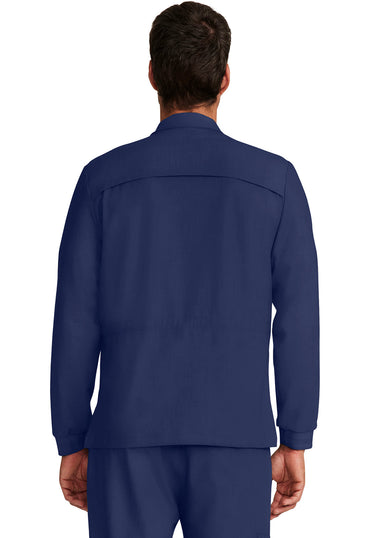 Men's Men's Zip Front Utility Jacket - Navy