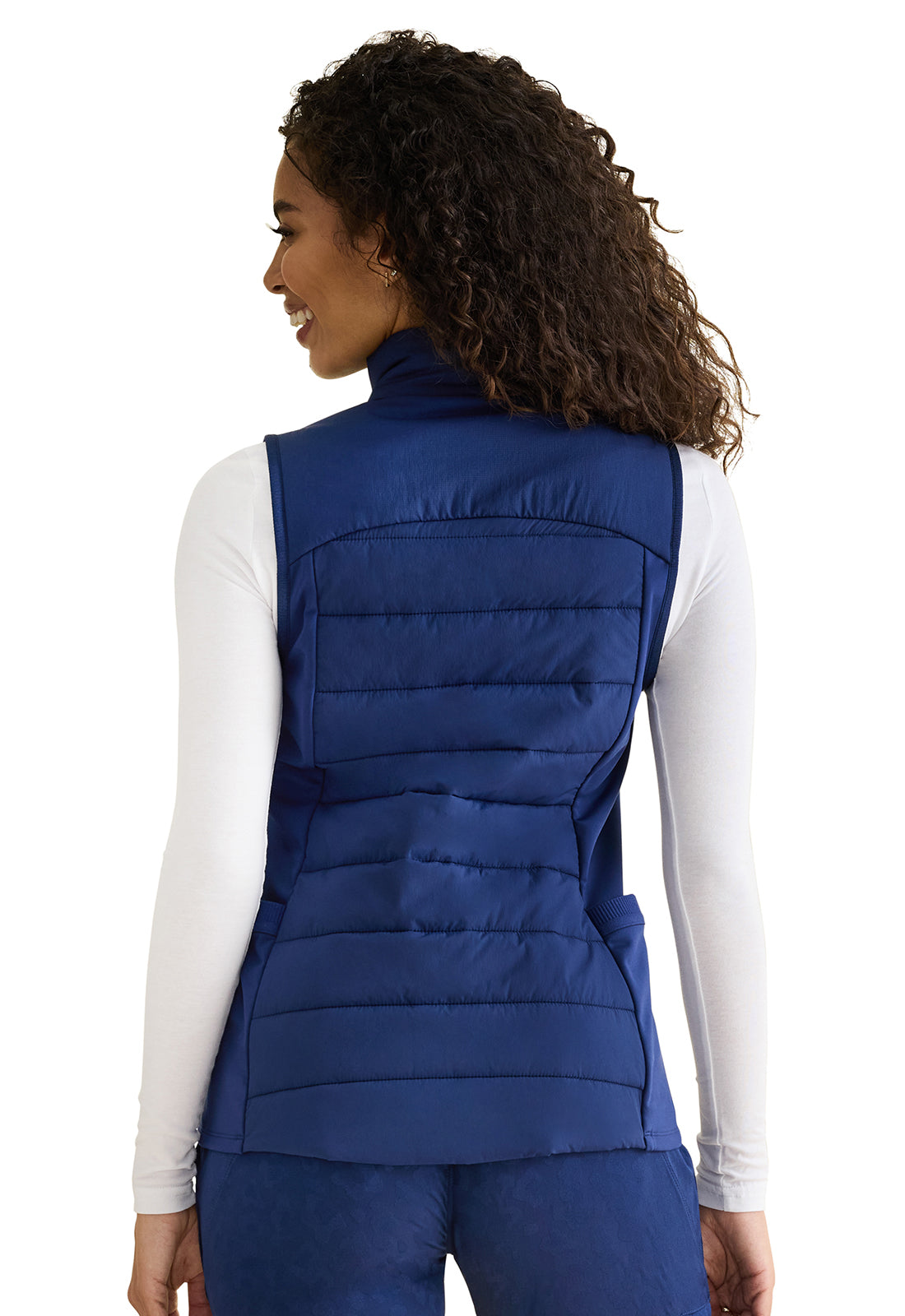 Women's Khloe Quilted Vest - Navy