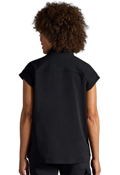 Women's Vienna Quarter Zip Top - DBLACK