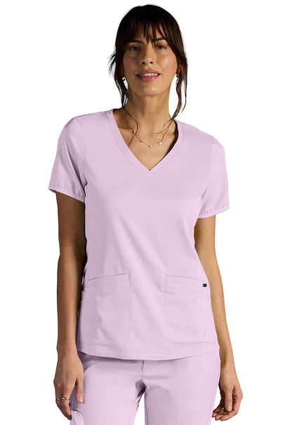 Women's Vivian V-Neck Top - Sweet Pink
