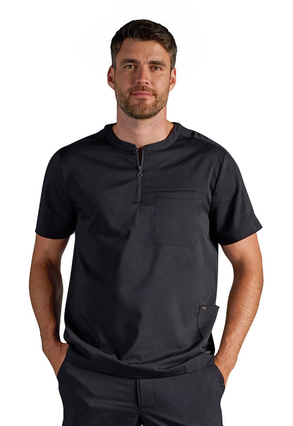Men's Victor Men's Quarter Zip Top - DBLACK