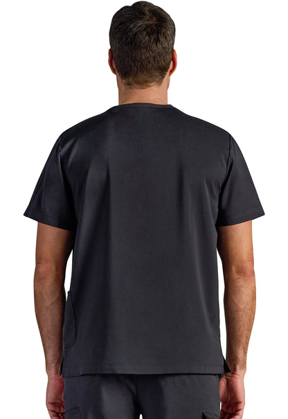 Men's Victor Men's Quarter Zip Top - DBLACK