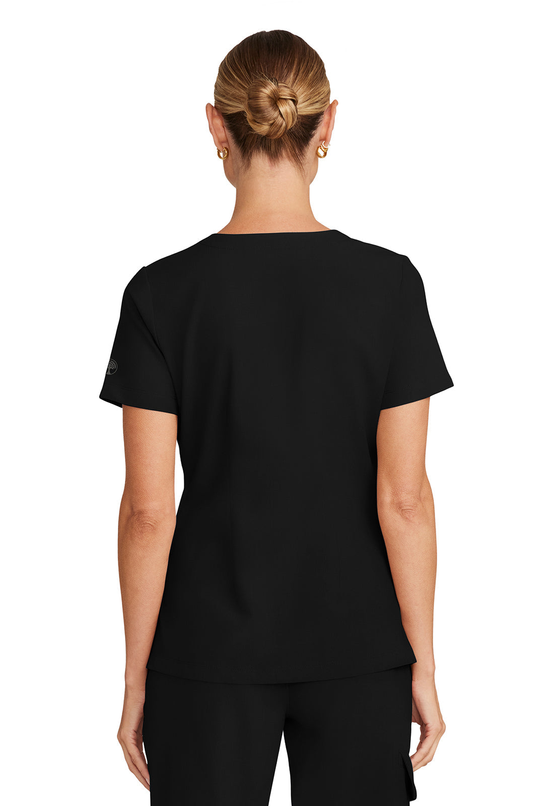 Women's  Women's Tuck-in V-Neck Top - Black