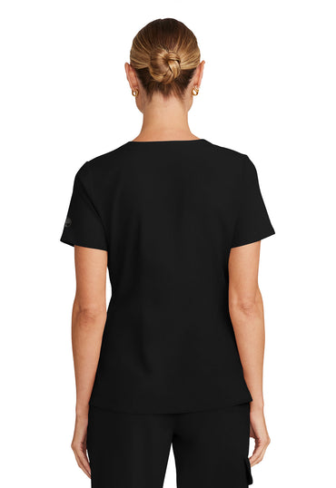 Women's  Women's Tuck-in V-Neck Top - Black