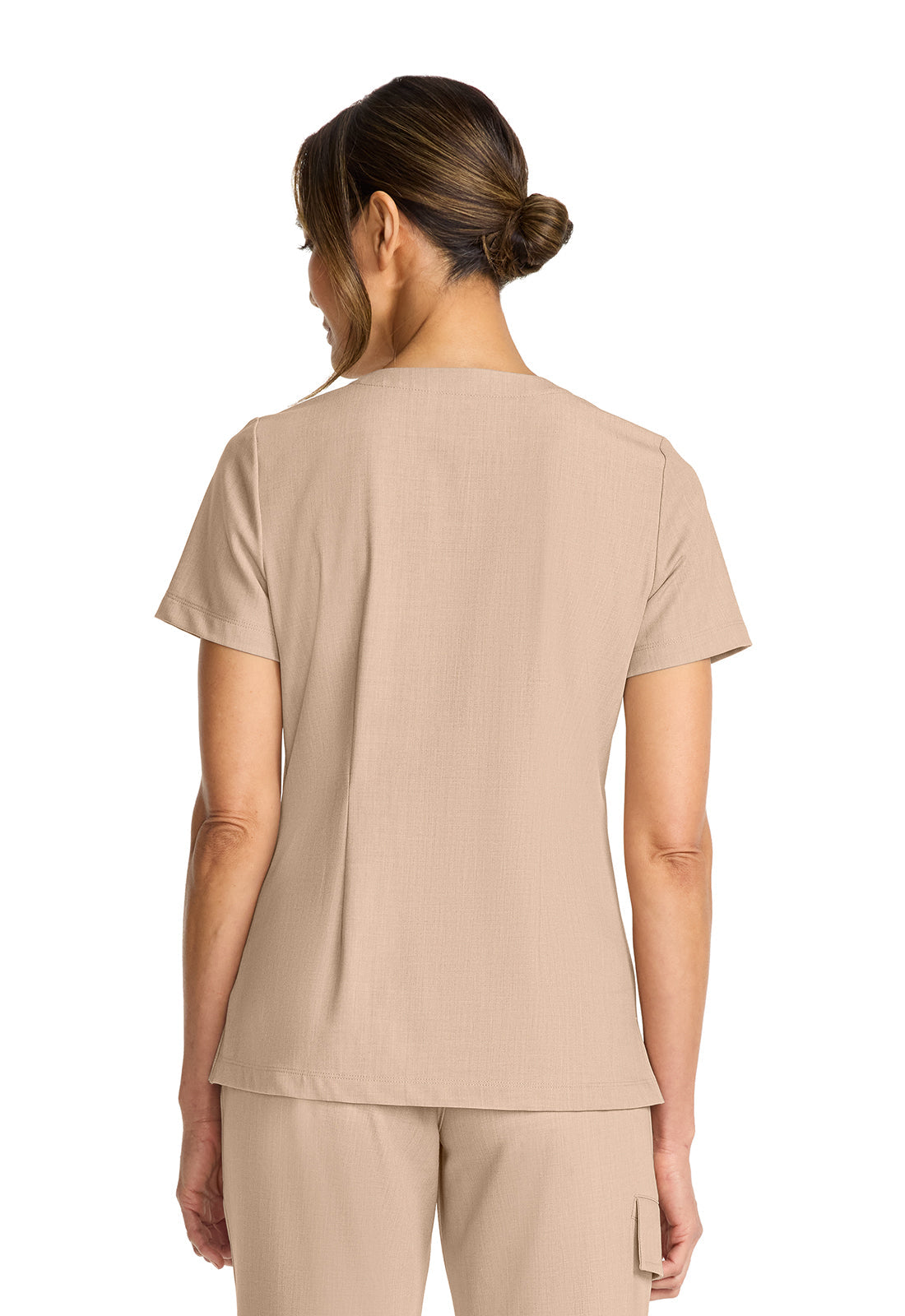 Women's  Women's Tuck-in V-Neck Top - Desert Taupe