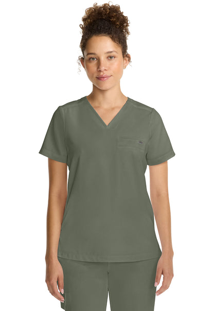Women's  Women's Tuck-in V-Neck Top - Olive