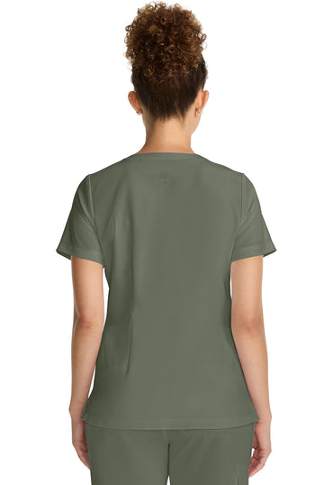 Women's  Women's Tuck-in V-Neck Top - Olive