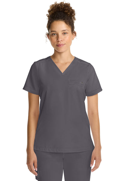 Women's  Women's Tuck-in V-Neck Top - Pewter