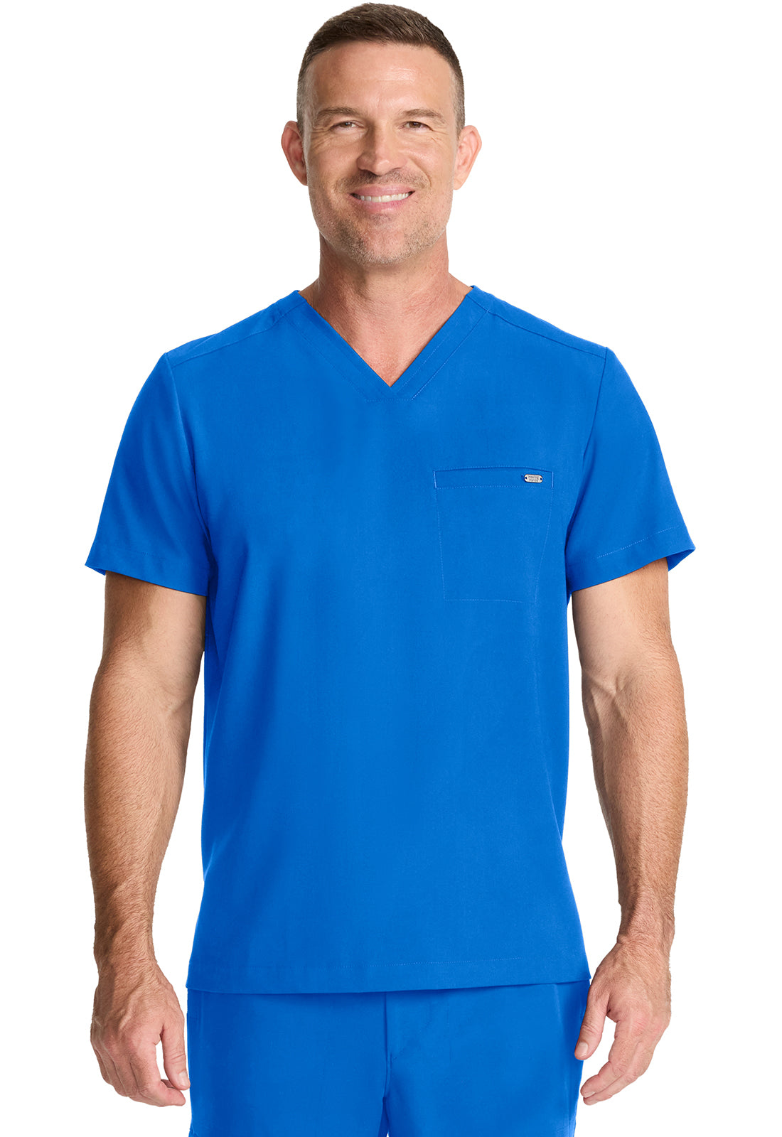 Men's Men's 1-Pocket V-Neck Top - Royal