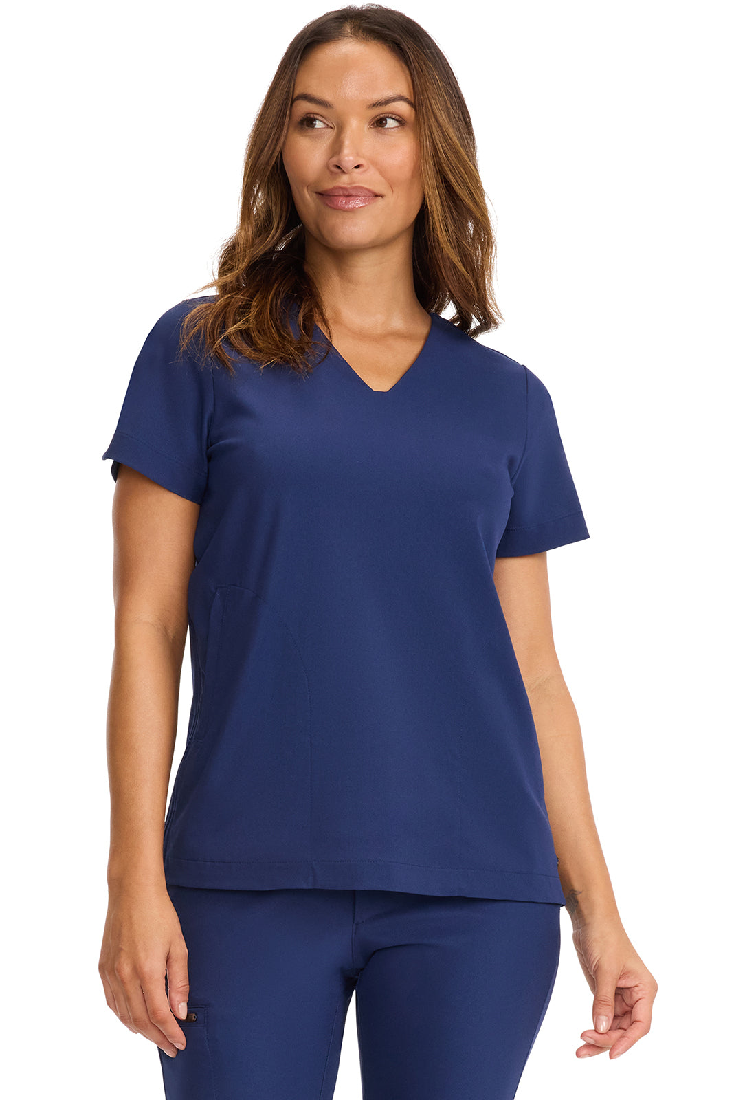Women's Women's Tunic V-Neck Top - Navy