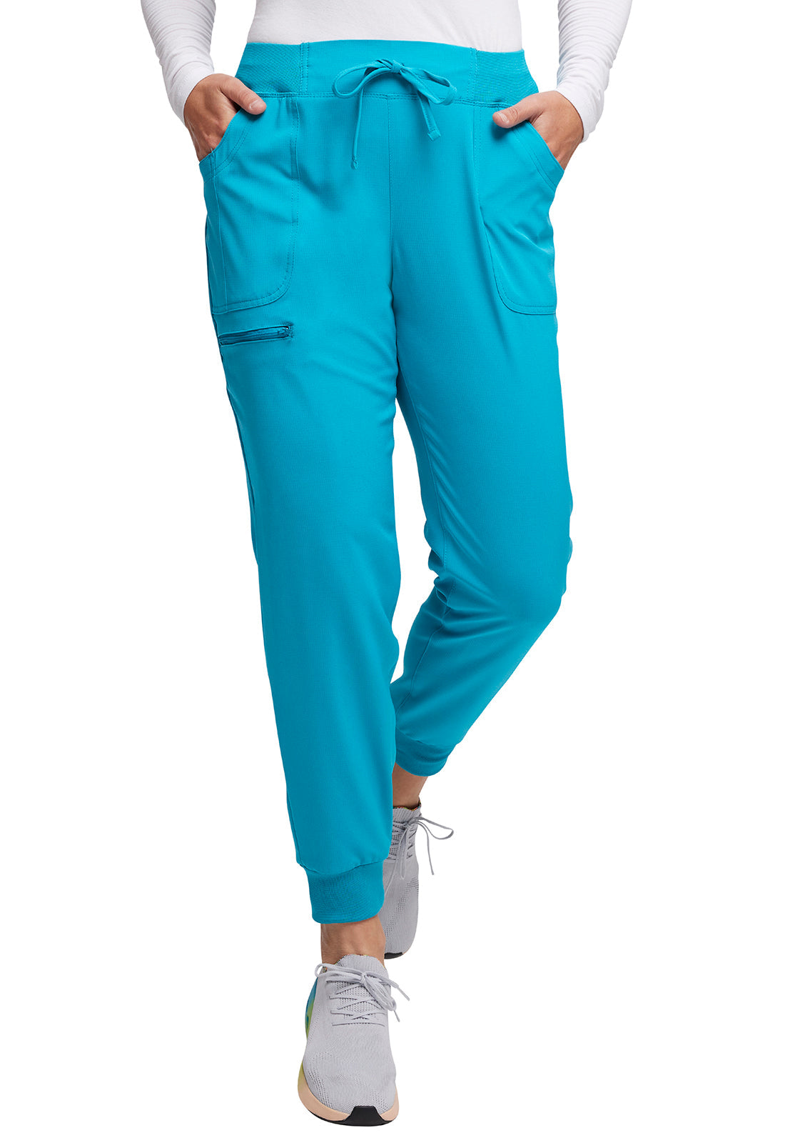 Women's Drawstring Jogger - Teal Blue