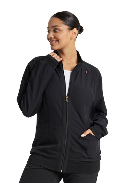 Women's Zip Front Jacket - Black