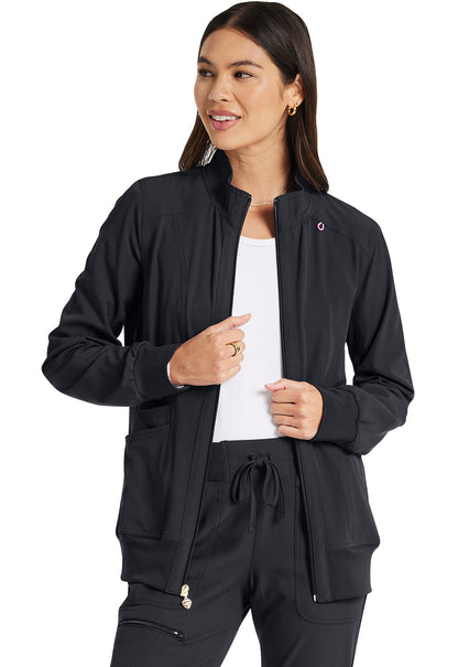 Women's Zip Front Jacket - Pewter