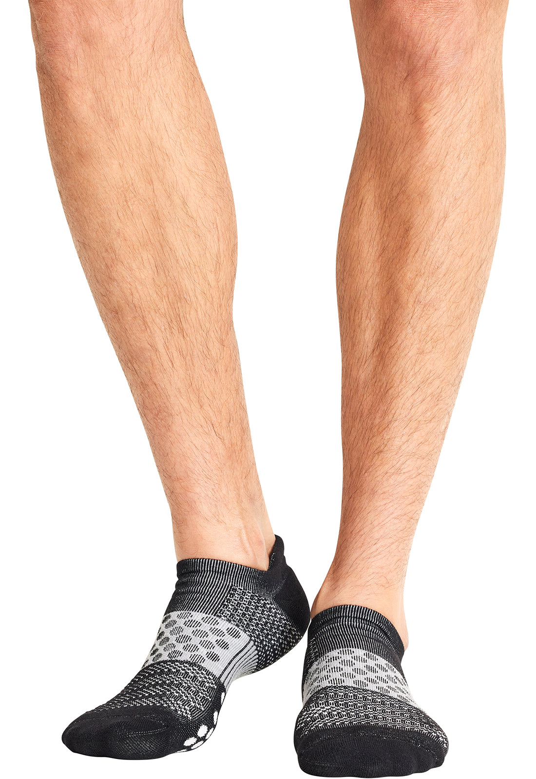 Unisex Athletic Ankle Socks - Black/Grey/White