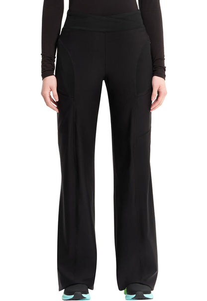 Women's Knit Mid Rise Pull-on Trouser Pant - Black