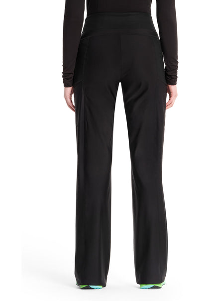 Women's Knit Mid Rise Pull-on Trouser Pant - Black
