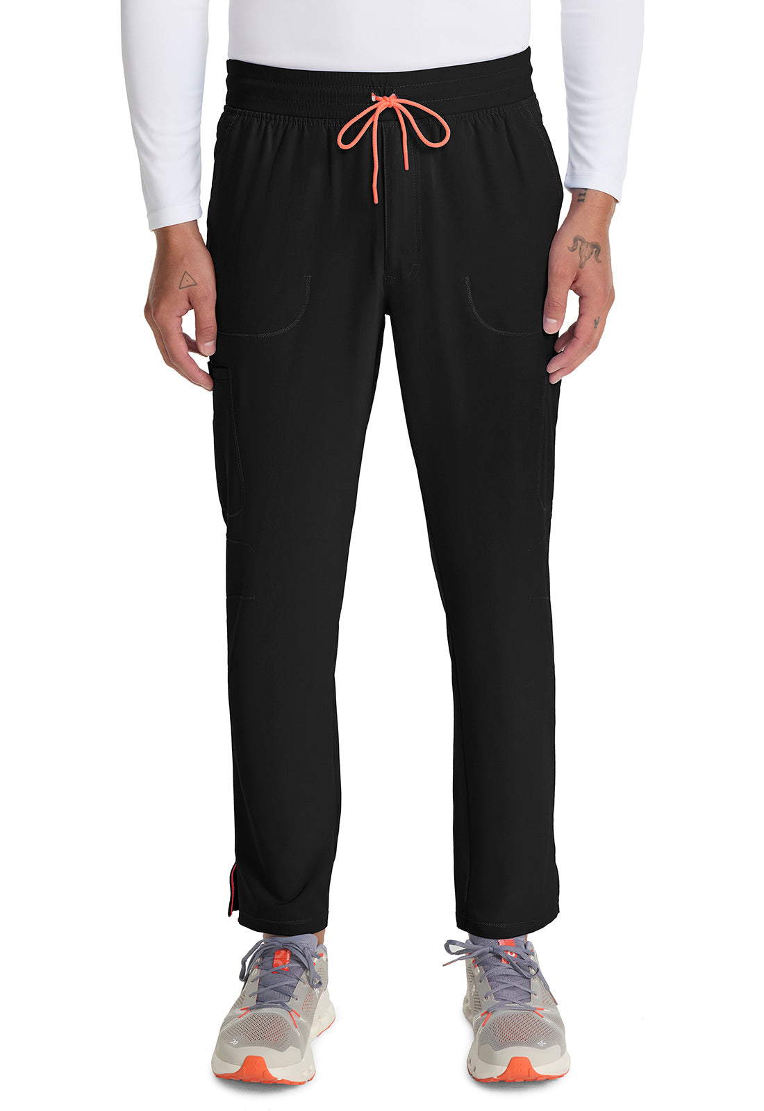 Men's Men's Drawstring Straight Leg Pant - Black