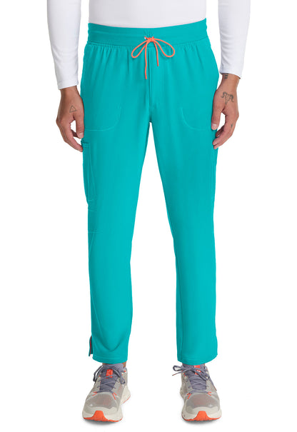 Men's Men's Drawstring Straight Leg Pant - Teal Blue