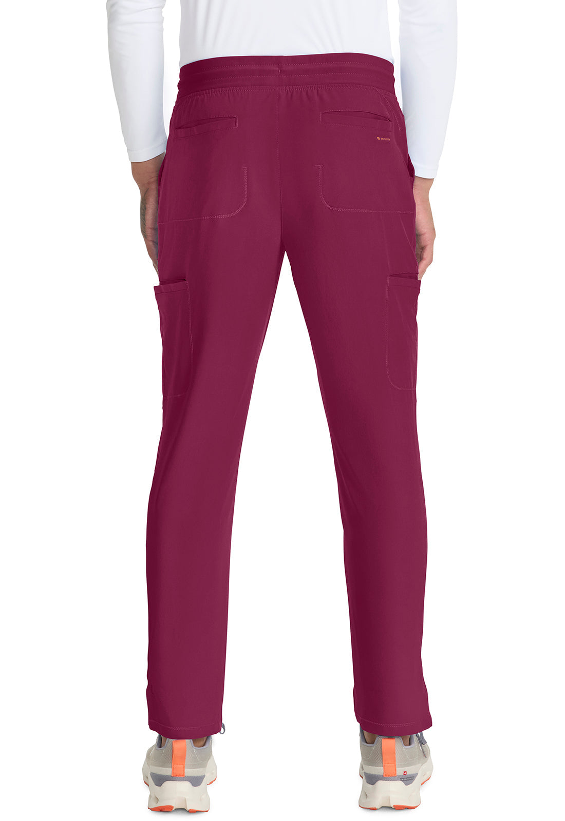 Men's Men's Drawstring Straight Leg Pant - Wine
