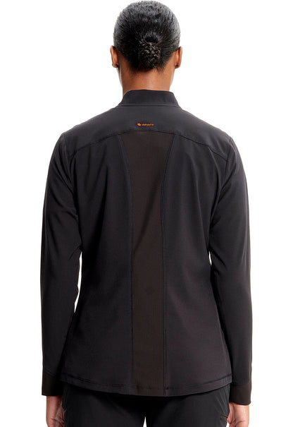 Women's Zip Front Jacket - Black