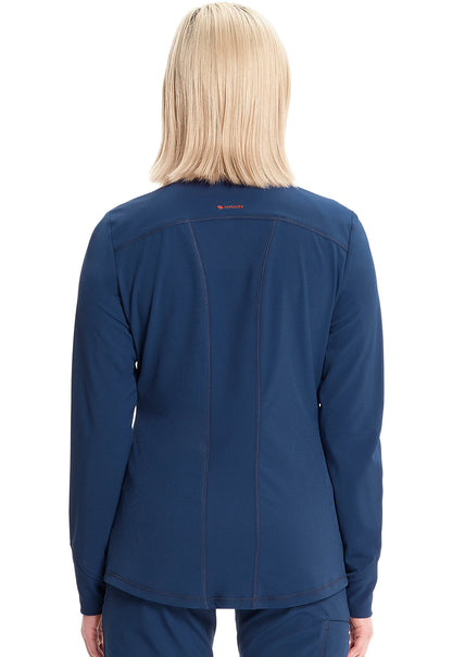 Women's Zip Front Jacket - Navy