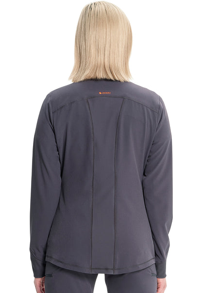 Women's Zip Front Jacket - Pewter