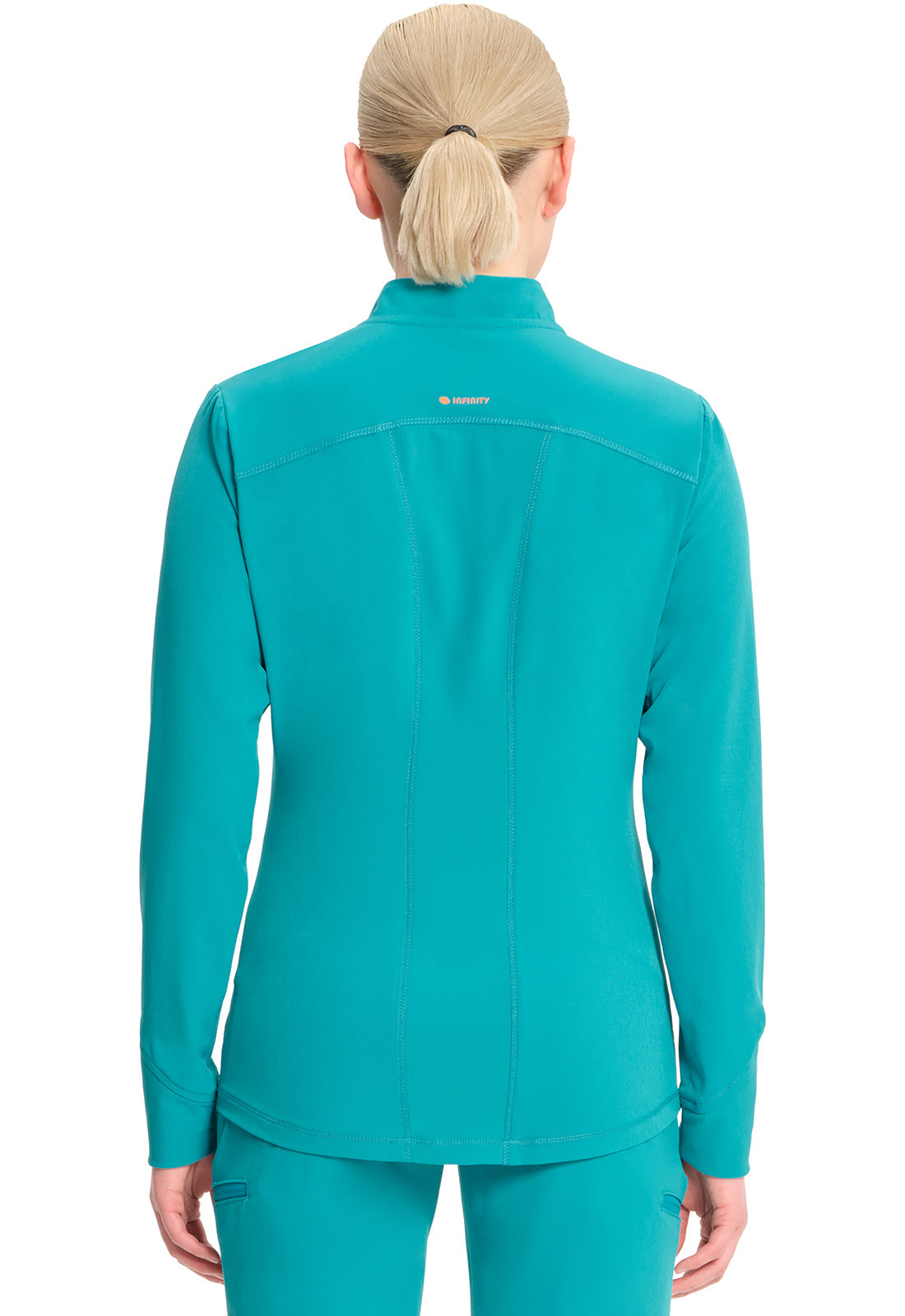 Women's Zip Front Jacket - Teal Blue